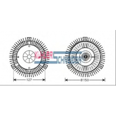 0489701 KUHLER SCHNEIDER Сцепление, вентилятор радиатора