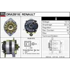 DRA3916 DELCO REMY Генератор