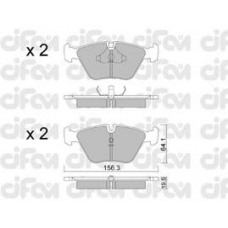 822-122-0 CIFAM Комплект тормозных колодок, дисковый тормоз