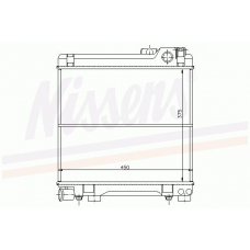 60666 NISSENS Радиатор, охлаждение двигателя