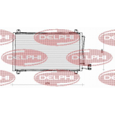 TSP0225125 DELPHI Конденсатор, кондиционер