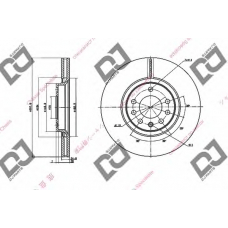 BD1408 DJ PARTS Тормозной диск