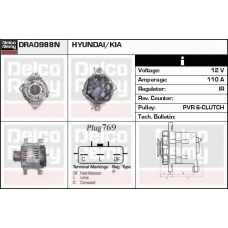 DRA0988N DELCO REMY Генератор