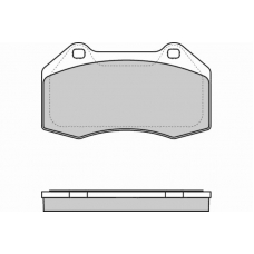 12-1355 E.T.F. Комплект тормозных колодок, дисковый тормоз