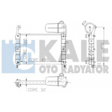 101500 KALE OTO RADYATOR Радиатор, охлаждение двигателя