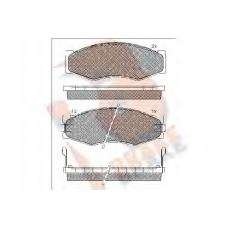 RB0518 R BRAKE Комплект тормозных колодок, дисковый тормоз