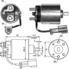 940113050401 MAGNETI MARELLI Тяговое реле, стартер