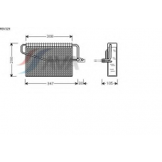 MSV329 AVA Испаритель, кондиционер