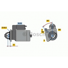 0 986 021 970 BOSCH Стартер