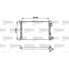 730934 VALEO Радиатор, охлаждение двигателя