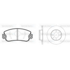 82723.00 WOKING Комплект тормозов, дисковый тормозной механизм