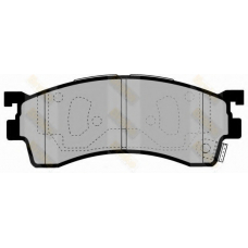 PA1365 BRAKE ENGINEERING Комплект тормозных колодок, дисковый тормоз