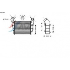 VW4216 AVA Интеркулер