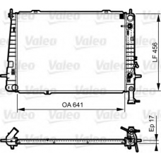 735563 VALEO Радиатор, охлаждение двигателя