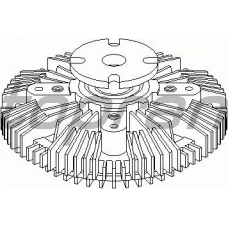 401 183 TOPRAN Сцепление, вентилятор радиатора