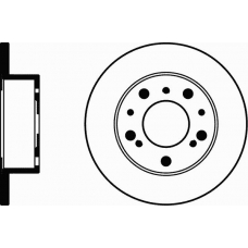 MDC267 MINTEX Тормозной диск