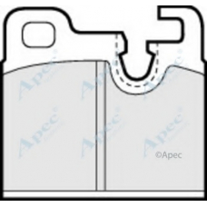 PAD305 APEC Комплект тормозных колодок, дисковый тормоз
