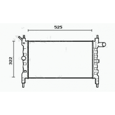 RM0172 EQUAL QUALITY Радиатор, охлаждение двигателя