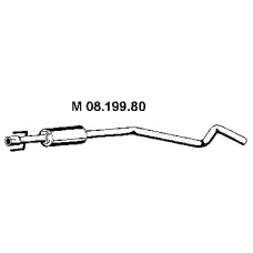 08.199.80 EBERSPACHER Средний глушитель выхлопных газов