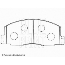 ADT34232 BLUE PRINT Комплект тормозных колодок, дисковый тормоз