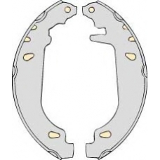 K631609 MGA Комплект тормозов, барабанный тормозной механизм