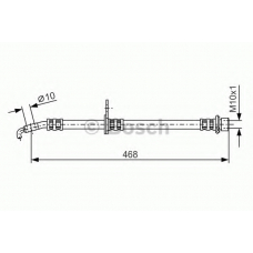 1 987 481 294 BOSCH Тормозной шланг