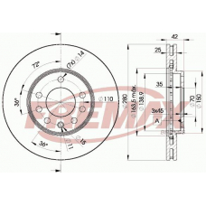 BD-9060 FREMAX Тормозной диск