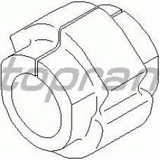 107 986 TOPRAN Опора, стабилизатор