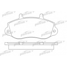 PBP1292 PATRON Комплект тормозных колодок, дисковый тормоз