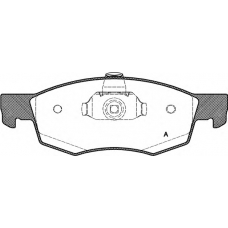 BPA0172.30 OPEN PARTS Комплект тормозных колодок, дисковый тормоз