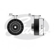 T39059 GATES Натяжной ролик, поликлиновой  ремень
