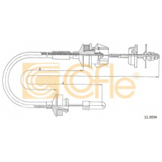 11.3034 COFLE Трос, управление сцеплением