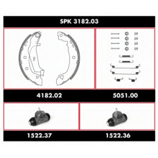 SPK 3182.03 ROADHOUSE Комплект тормозов, барабанный тормозной механизм