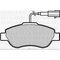 BBP2416 BORG & BECK Комплект тормозных колодок, дисковый тормоз