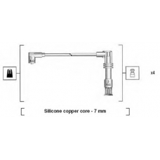 941175170758 MAGNETI MARELLI Комплект проводов зажигания