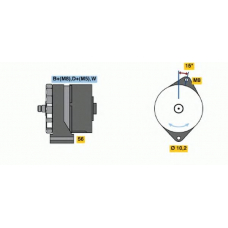 0 120 469 722 BOSCH Генератор