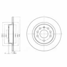 BG3731 DELPHI Тормозной диск