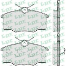 05P762 LPR Комплект тормозных колодок, дисковый тормоз