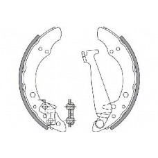 33540 SPIDAN Комплект тормозных колодок