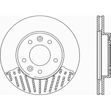 BDR2124.20 OPEN PARTS Тормозной диск