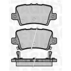 363916060621 MAGNETI MARELLI Комплект тормозных колодок, дисковый тормоз