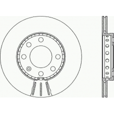 BDA1904.20 OPEN PARTS Тормозной диск