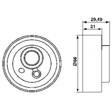 VKM 11050 SKF Натяжной ролик, ремень грм