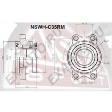 NSWH-C35RM ASVA Ступица колеса