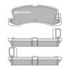 LVXL575 MOTAQUIP Комплект тормозных колодок, дисковый тормоз