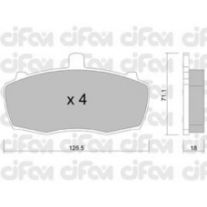 822-692-0 CIFAM Комплект тормозных колодок, дисковый тормоз