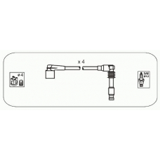 ODS243 JANMOR Комплект проводов зажигания