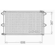 DCN27001 DENSO Конденсатор, кондиционер