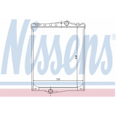 65474 NISSENS Радиатор, охлаждение двигателя