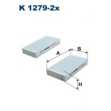 K1279-2X FILTRON Фильтр, воздух во внутренном пространстве